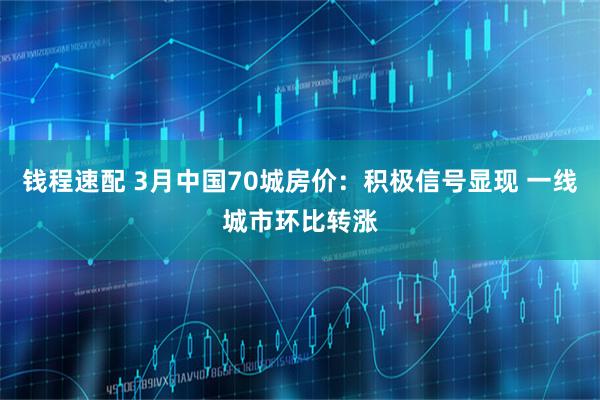 钱程速配 3月中国70城房价：积极信号显现 一线城市环比转涨